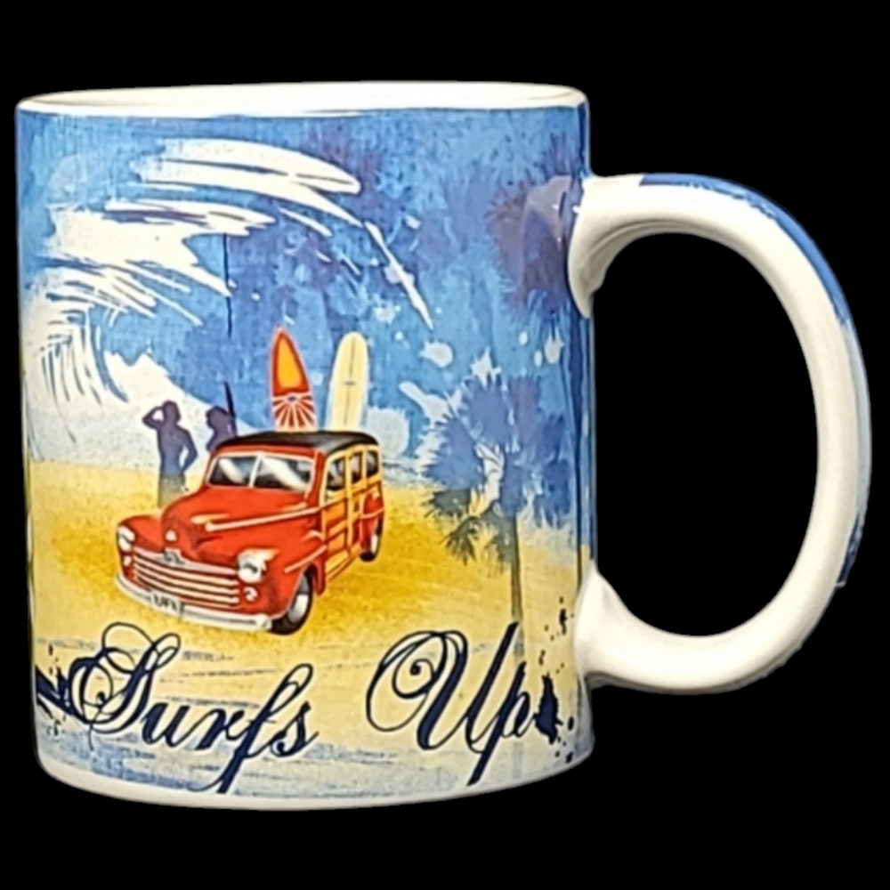 2011 "SURFS UP" SURF N' RIDE ISLAND HERITAGE COFFEE MUG
